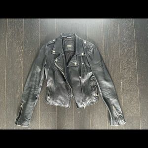 Zara leather jacket